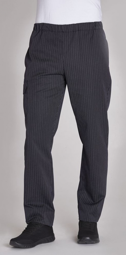 LEIBER-Jobwear, Herren-Schlupfhose, schwarz/weiß