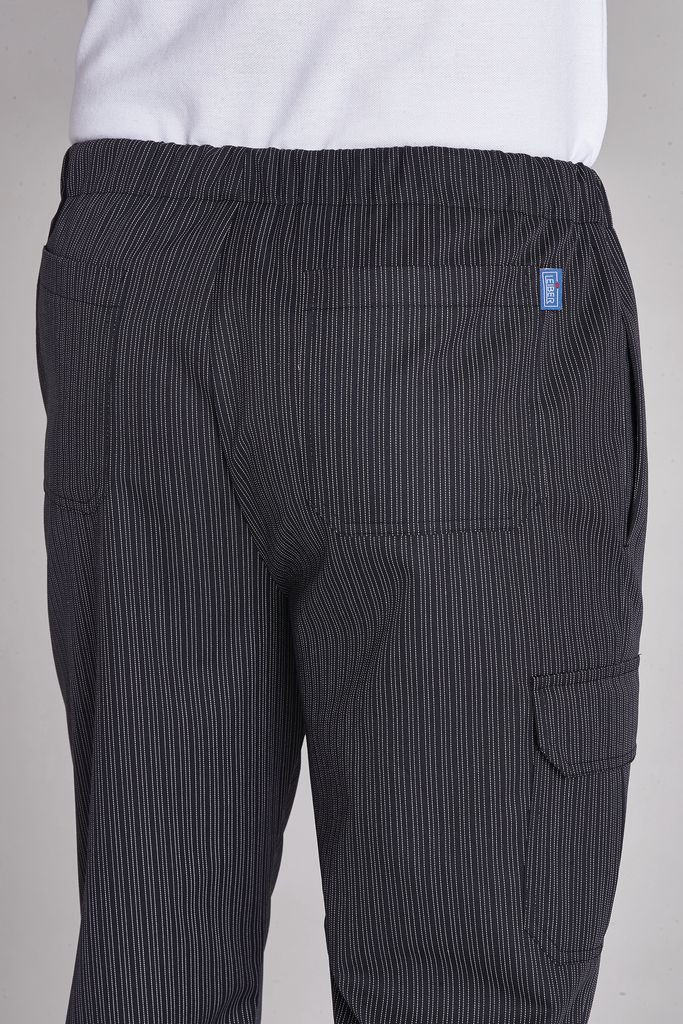 LEIBER-Jobwear, Herren-Schlupfhose, schwarz/weiß