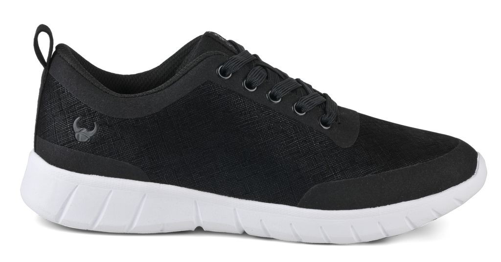 LEIBER-Fußschutz, Arbeits-Berufs-Schuhe, Schnürschuhe, Alma, schwarz/weiß