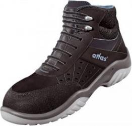 ATLAS-Footwear, S1-Sicherheits-Arbeits-Berufs-Schuhe, Hochschuhe, Alu-Tec 680, blueline, schwarz/blau