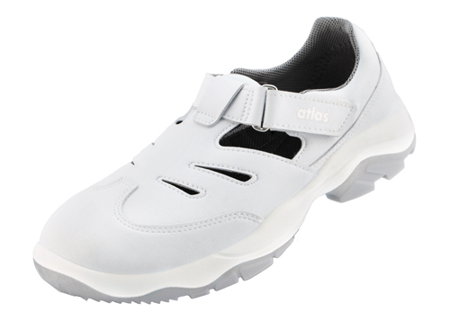 ATLAS-Footwear, S1-Arbeits-Berufs-Sicherheits-Sandalen, CL 35, weiß, Größe: 39