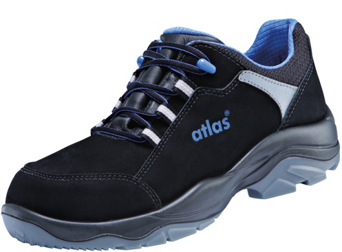 ATLAS S2 Sicherheitsschuhe  Arbeitsschuhe Schutzschuhe ESD TX 600, schwarz/blau