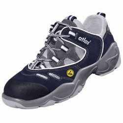 ATLAS-Footwear, S1-Sicherheits-Arbeits-Berufs-Schuhe, Halbschuhe, Ergo-Med CF 4, ESD, Weite 14, schwarz, Größe: 47