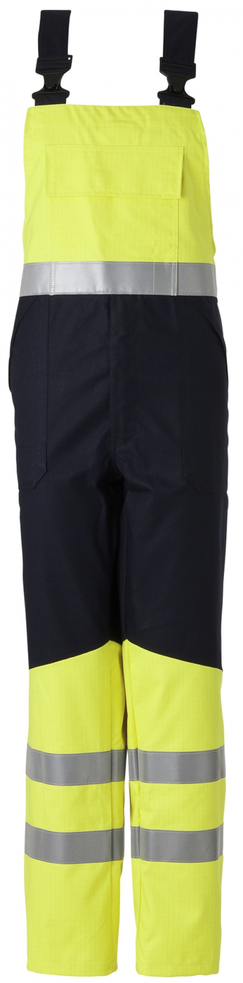 HAVEP-Warnschutz, Warn-Latzhose, gefüttert, 320 g/m², marine/fluor gelb