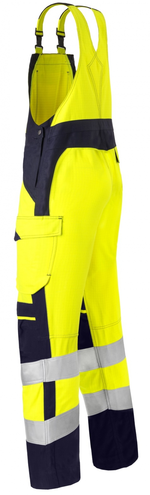 HAVEP-Warnschutz, Warn-Overall 300 g/m², leuchtgelb/marine