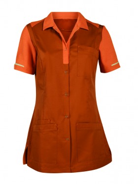 HAVEP-CARE-Workwear, Pro Line-Damen-Kasack MILOU, 210g/m², pure orange / pumpkin