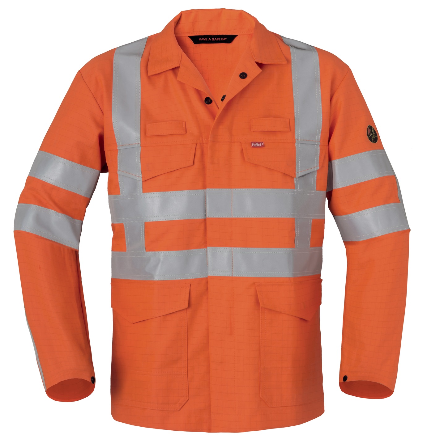 HAVEP-Warnschutz, Warn-Langjacke, 320 g/m², fluor-orange