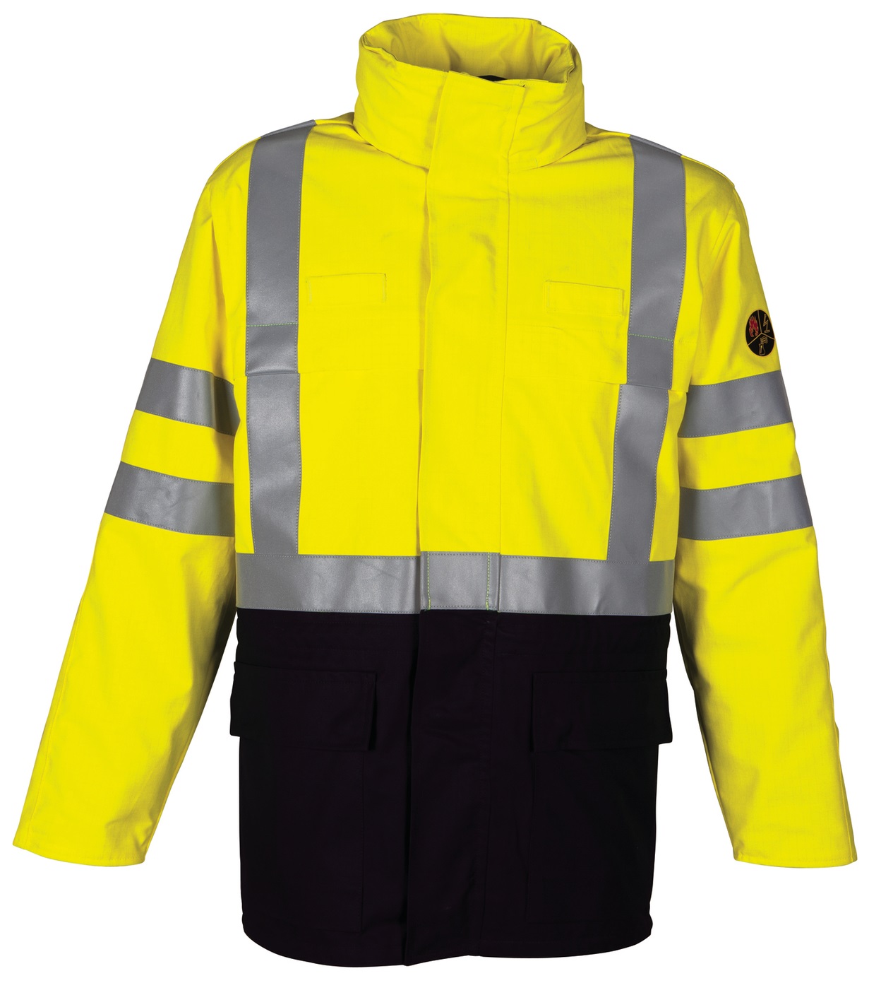 HAVEP-Warnschutz, Winter-Warn-Parka, 320 g/m², marine/fluor-gelb