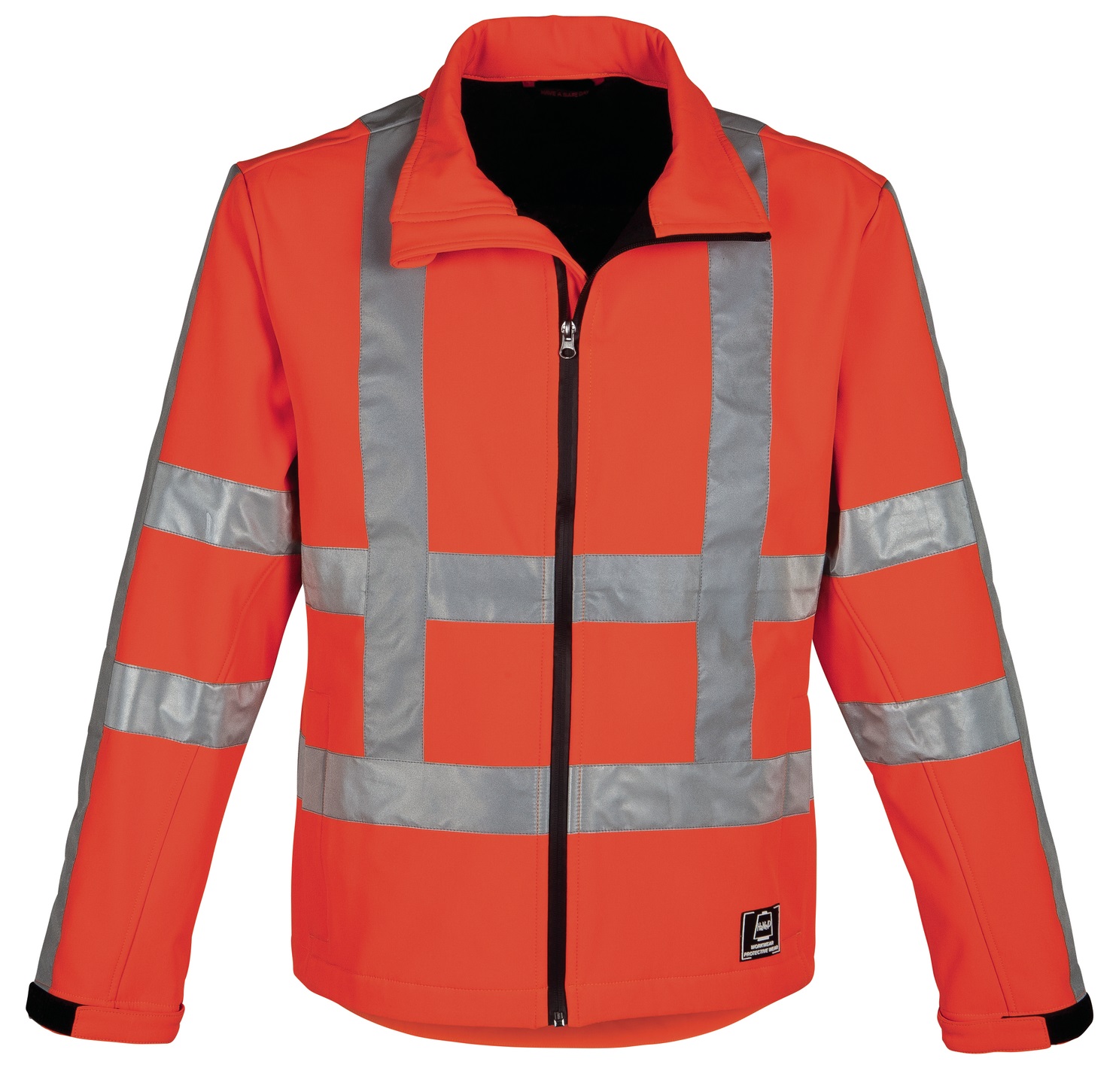 HAVEP-Warnschutz, Warn-Softshell-Jacke, 320 g/m², fluor-orange