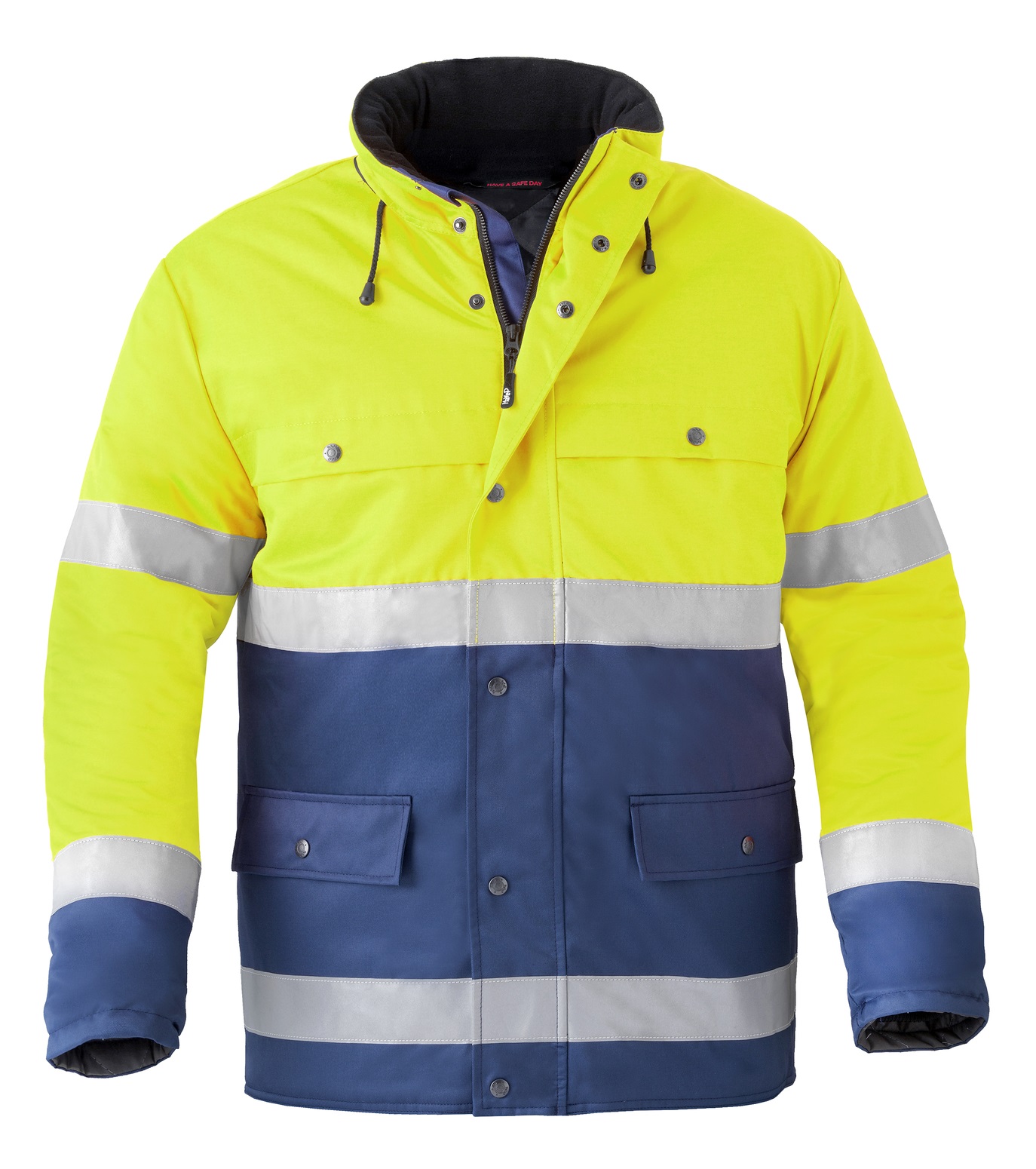 HAVEP-Warnschutz, Winter-Warn-Parka, 240 g/m², marine/fluor-gelb