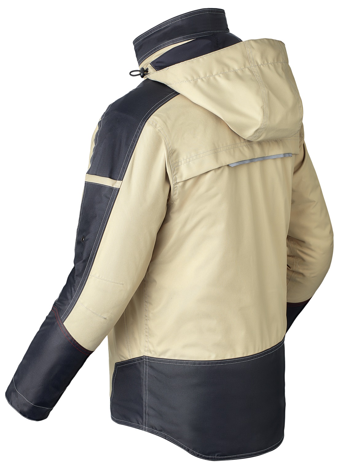HAVEP-Kälteschutz, Parka, 195 g/m², sand/kohlengrau