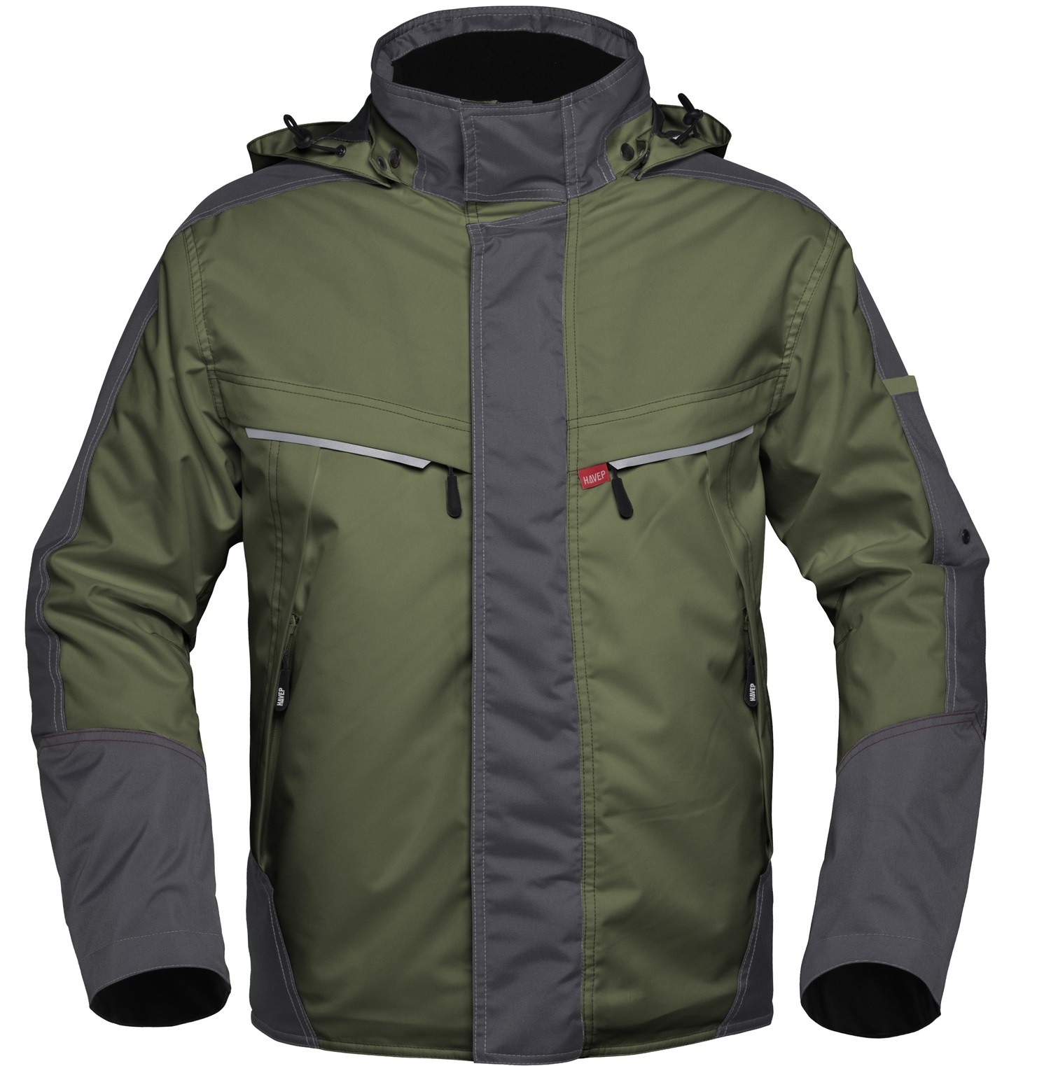 HAVEP-Kälteschutz, Parka, 195 g/m², waldgrün/kohlengrau