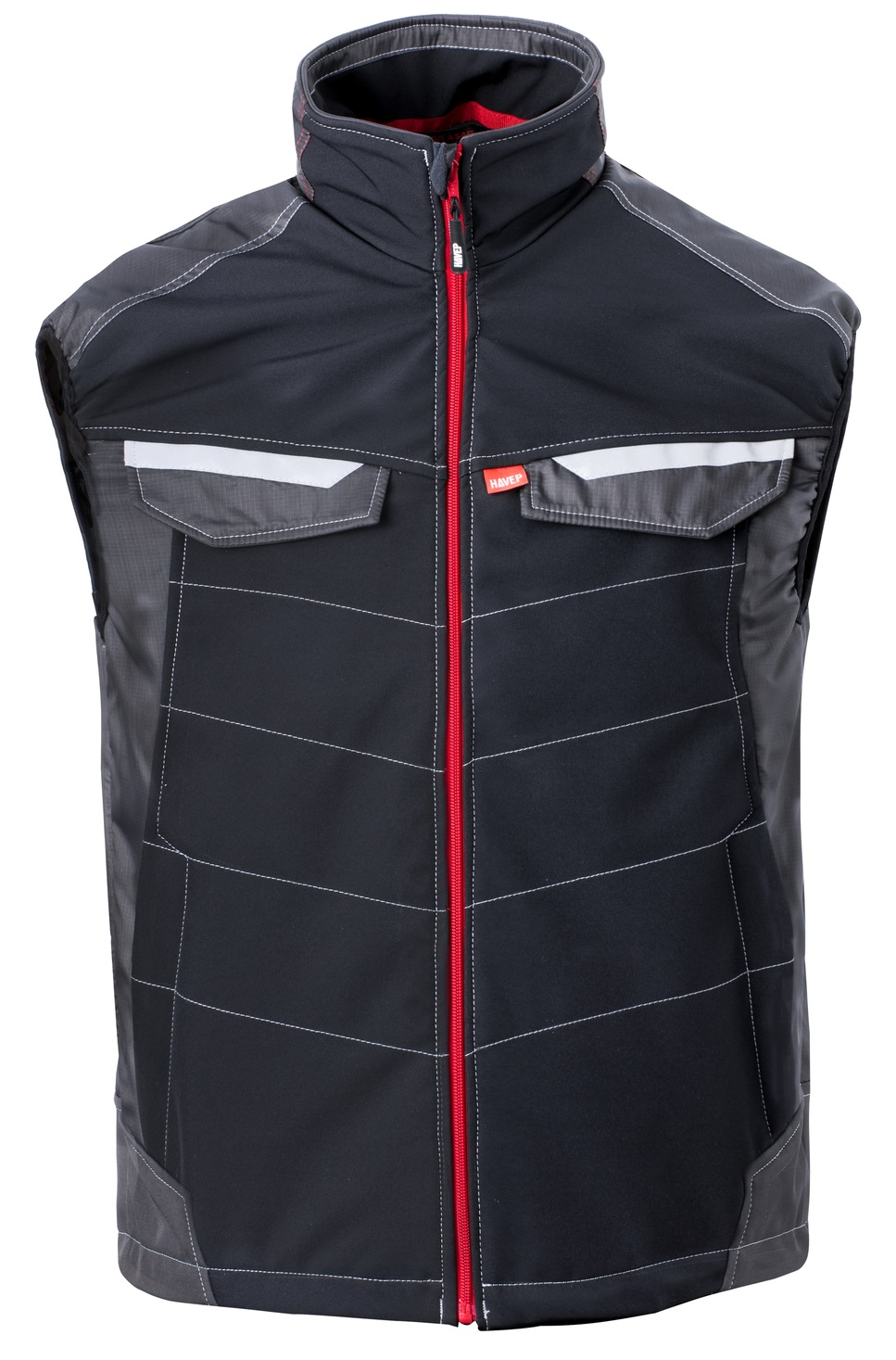 HAVEP-Kälteschutz, Bodywärmer, 320 g/m², schwarz/kohlengrau