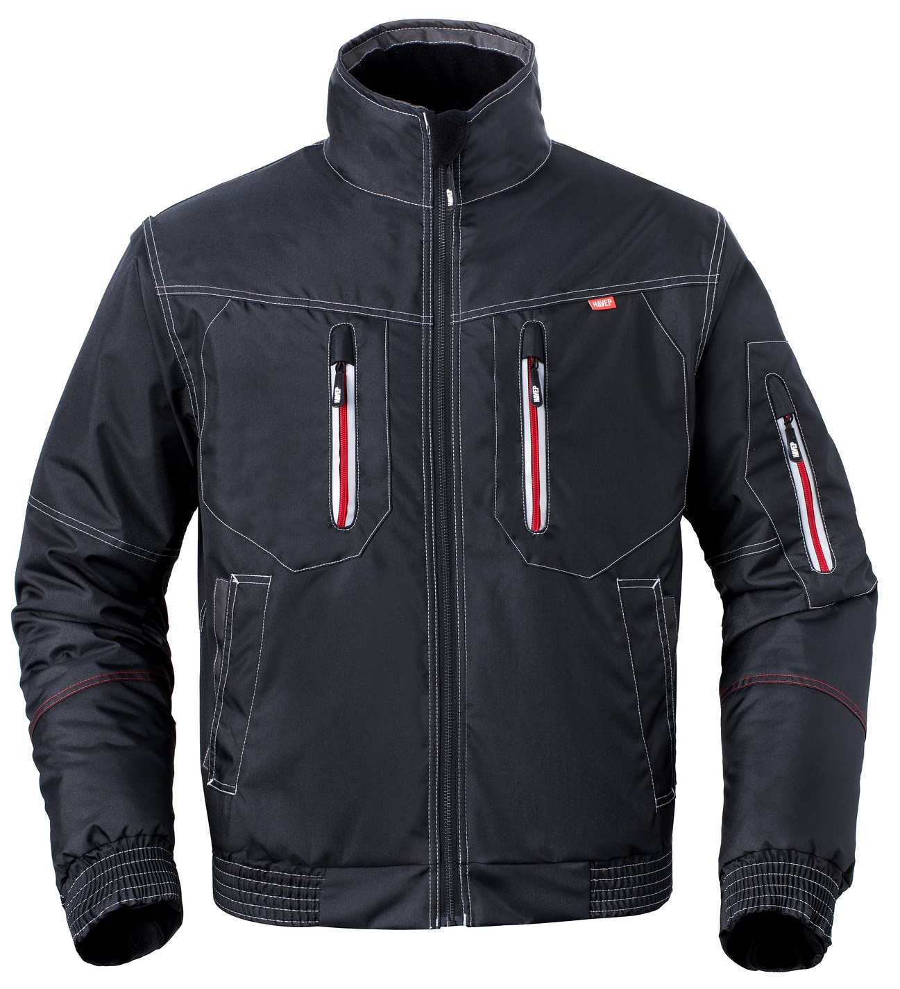 HAVEP-Kälteschutz, Pilotenjacke, 195 g/m², schwarz/kohlengrau