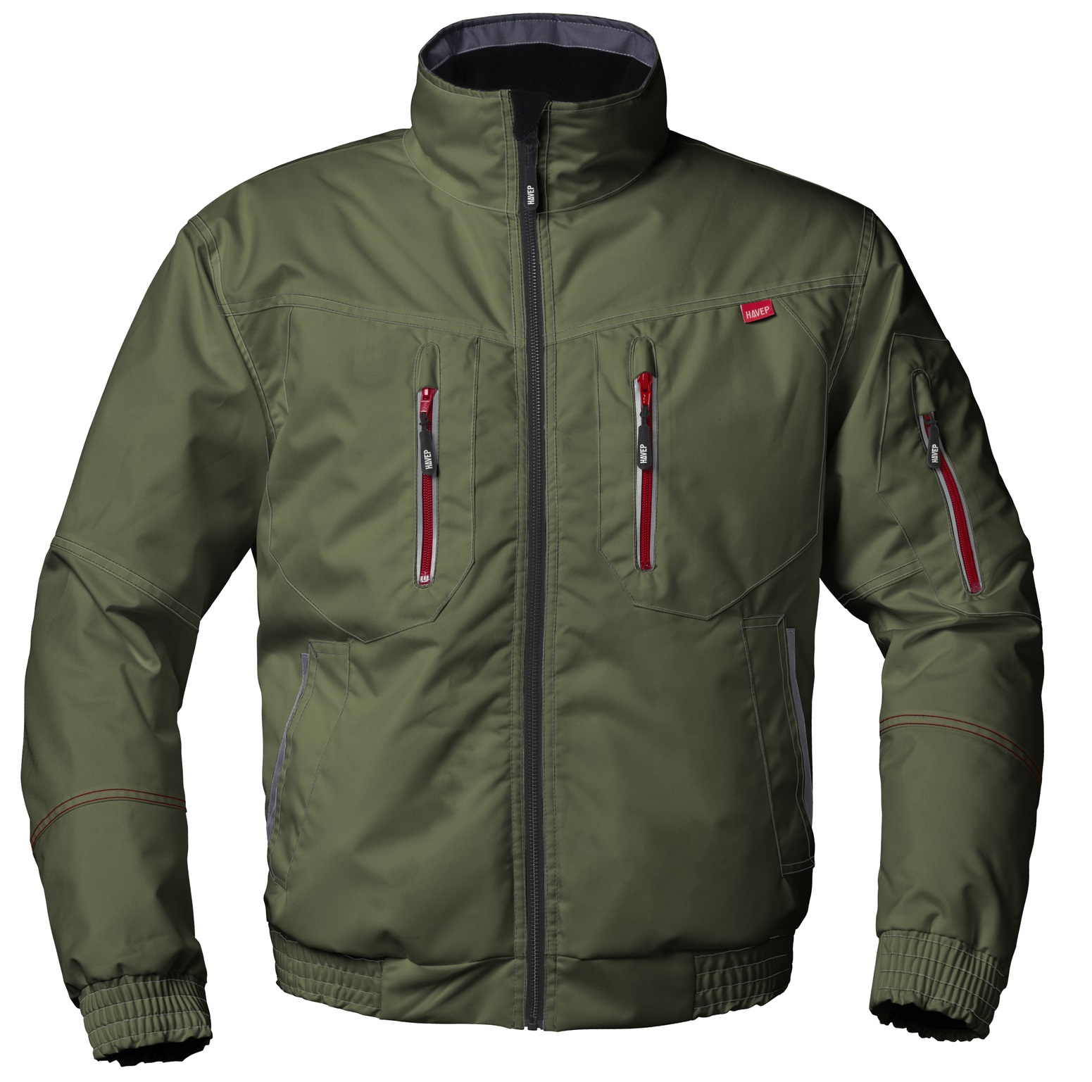HAVEP-Kälteschutz, Pilotenjacke, 195 g/m², waldgrün/kohlengrau