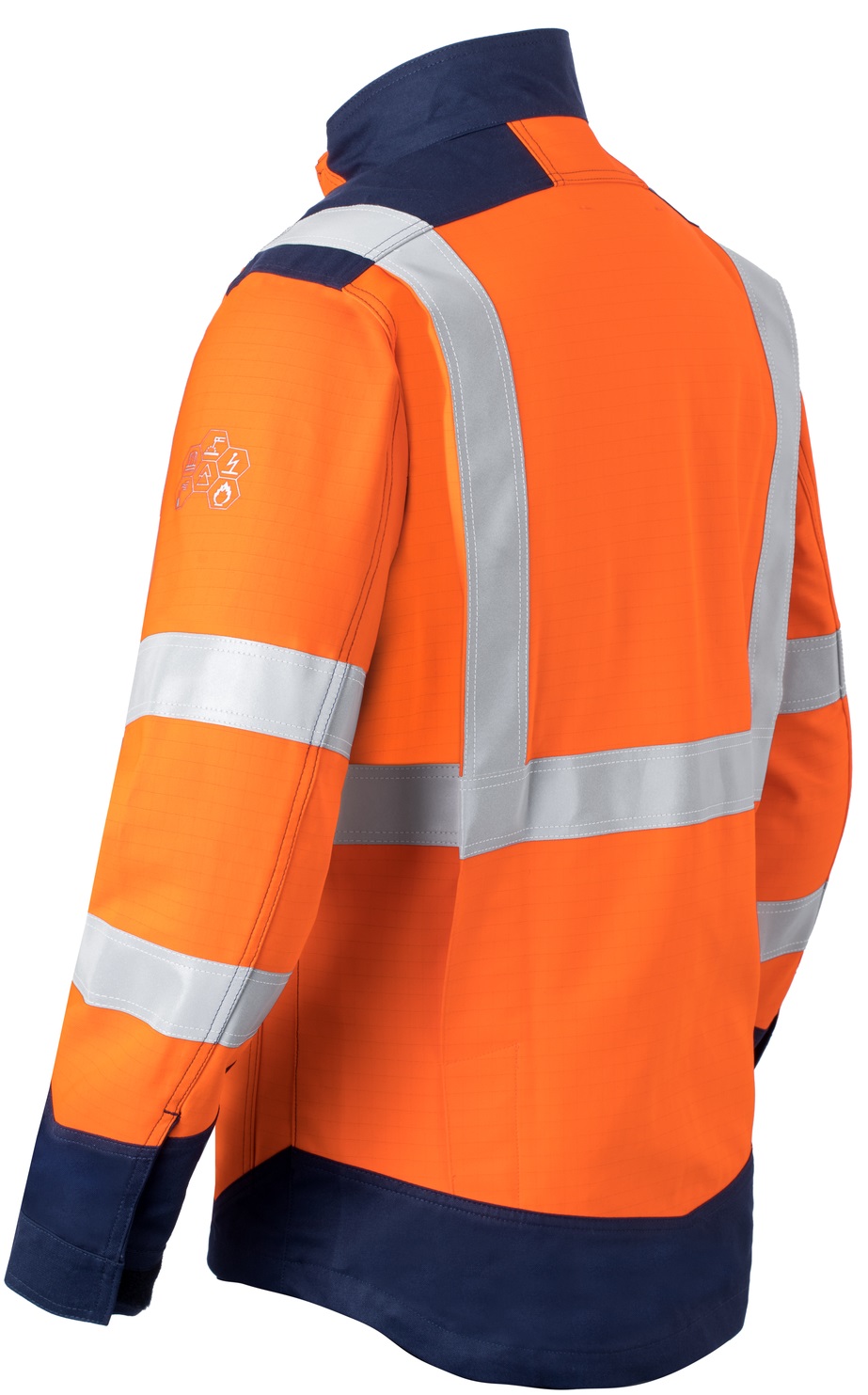 HAVEP-Warnschutz, Warn-Langjacke, 300 g/m², leuchtorange/marine