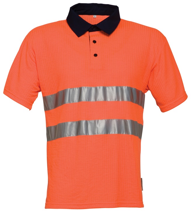 HAVEP-Warnschutz, Warn-Poloshirt, 210 g/m², orange/marine
