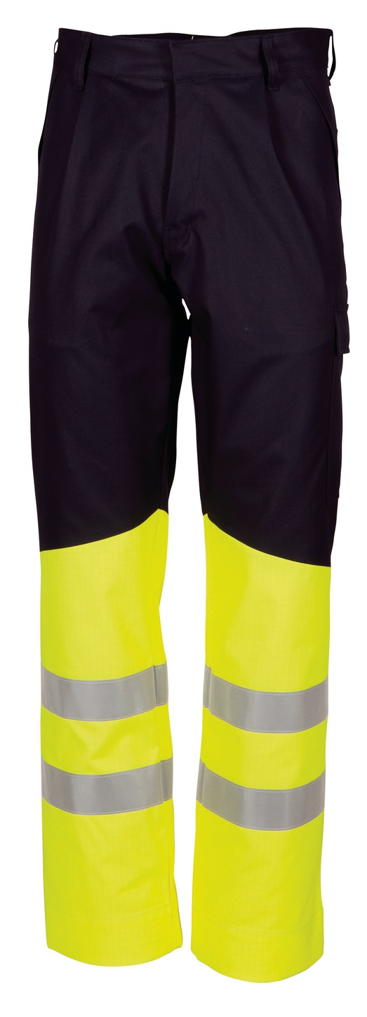HAVEP-Warnschutz, Warn-Bundhose, 320 g/m², marine/fluor-gelb
