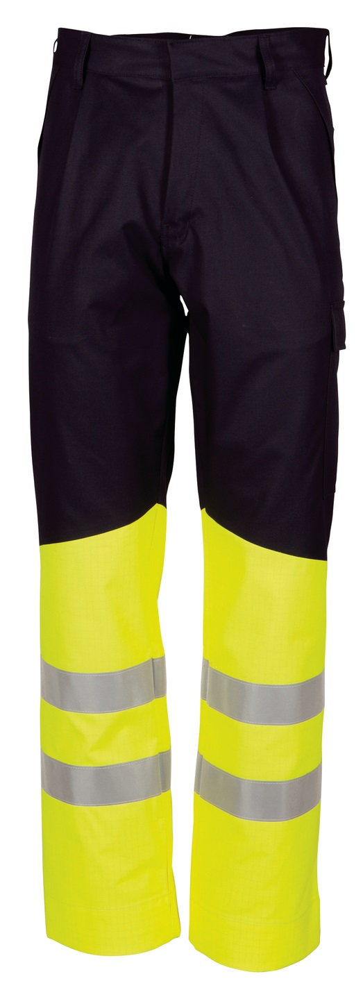 HAVEP-Warnschutz, Warn-Bundhose, 320 g/m², marine/fluor-gelb