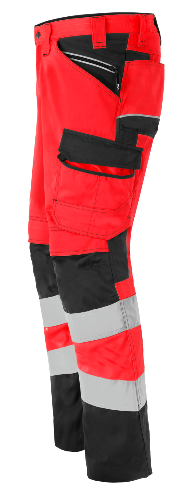 HAVEP-Warnschutz, Warn-Bundhose, 290 g/m², leuchtrot/kohlengrau
