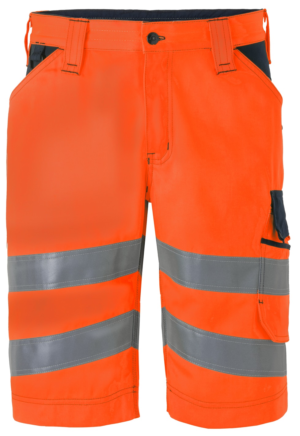 HAVEP-Warnschutz, Warn-Bermuda, 290 g/m², fluor-orange/marine