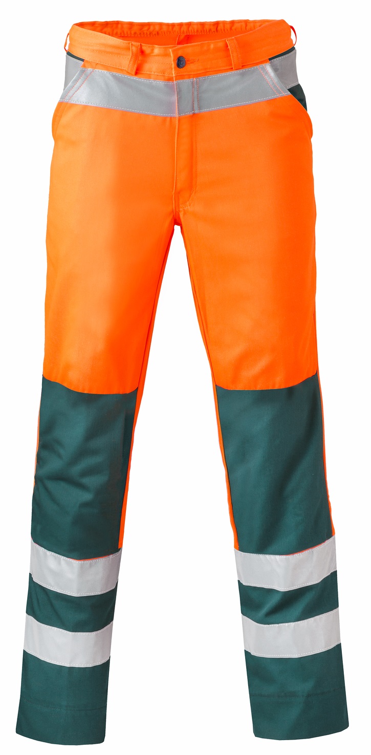 HAVEP-Warnschutz, Warn-Bundhose, 290 g/m², fluor-orange/grün