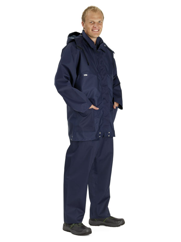 Gr.1 WATEX-Rainwear, Regenjacke, marine-blau,