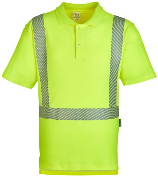 WATEX-Warnschutz, Polo-Shirt, 185g/m² leuchtgelb
