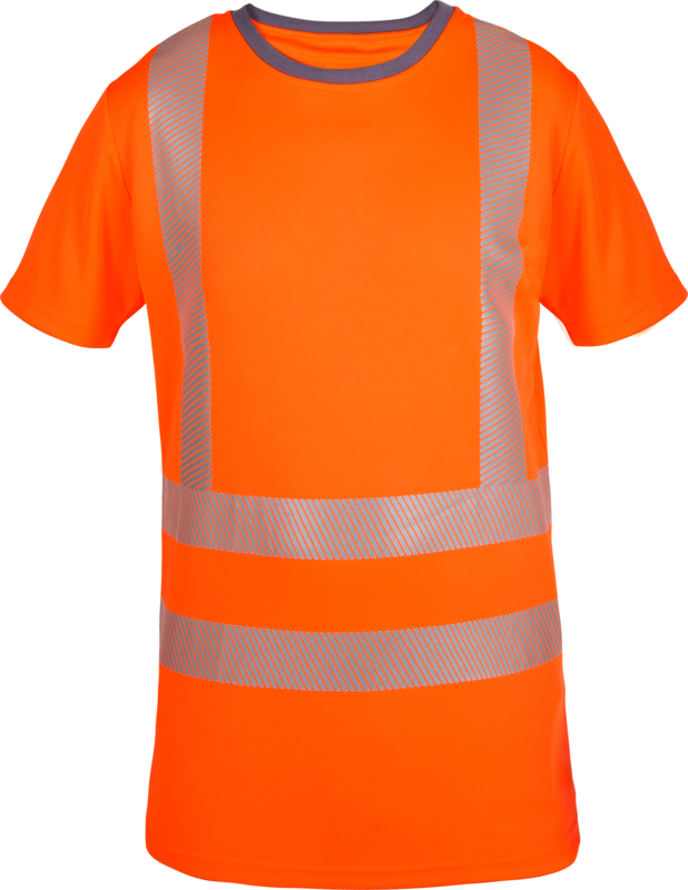 Gr.L WATEX-Warnschutz-T-Shirt, leuchtorange