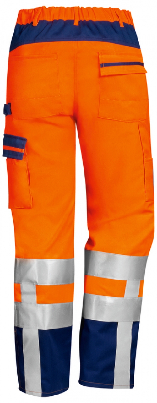 WATEX-Warnschutz-Bundhose, leuchtorange/marine