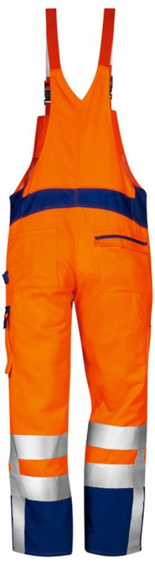 WATEX-Warnschutz-Latzhose, leuchtorange/marine