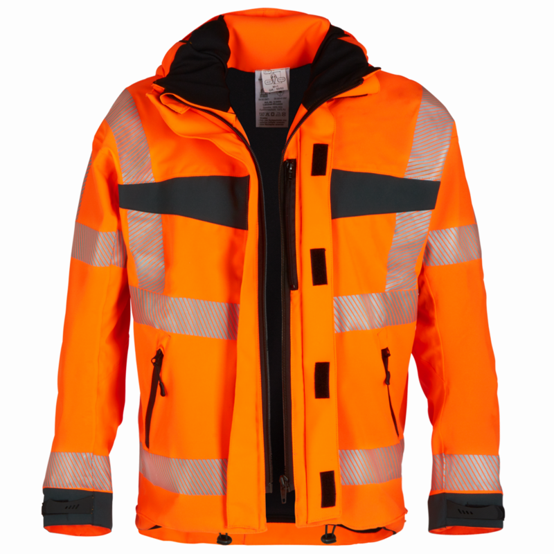 WATEX-Warnschutz, Warn-Wetterschutz-Blouson, 200 g/m², orange/dunkelgrün
