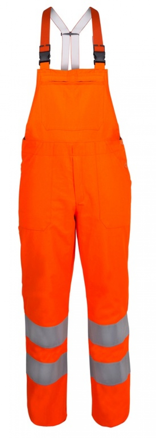 WATEX-Warnschutz-Latzhose, leuchtorange