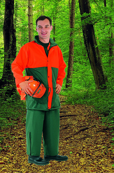 WATEX-Workwear, Forstschutz-Regen-Bundhose, Hydroflex, grün