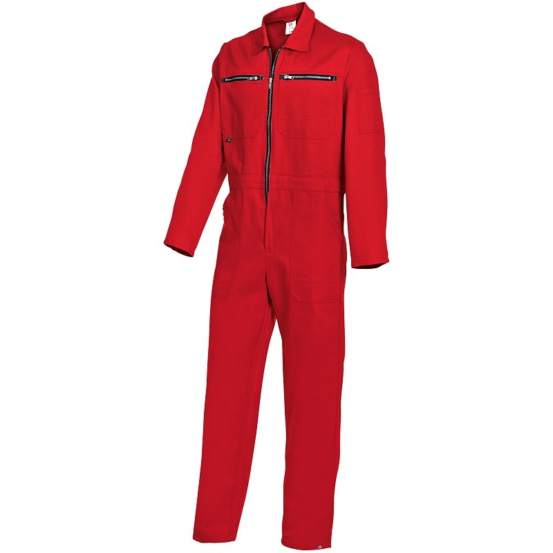 BP-Workwear, Arbeits-Berufs-Overall, Rallye-Kombi, ca. 260g/m², rot