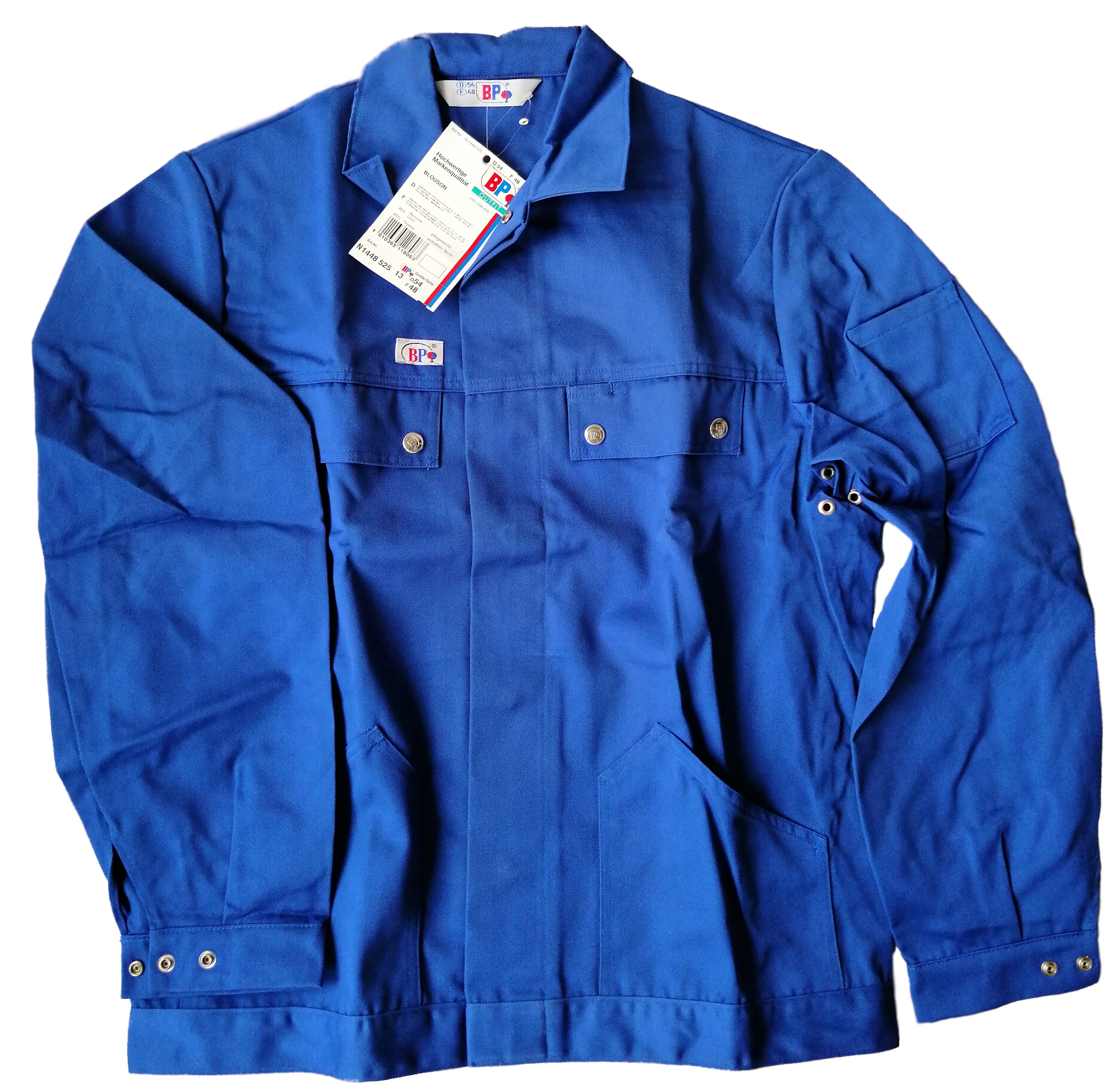 BP Blouson Jacke Arbeitsjacke Bundjacke Berufsjacke Arbeitskleidung Berufskleidung kornblau