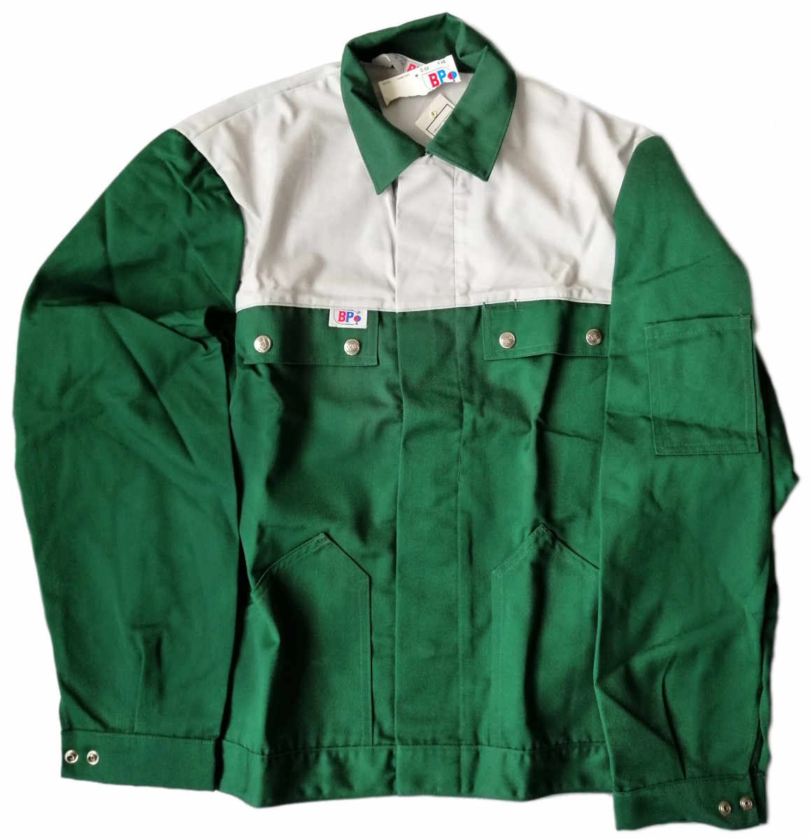 BP Blouson Jacke Arbeitsjacke Bundjacke Berufsjacke Arbeitskleidung Berufskleidung grau grün
