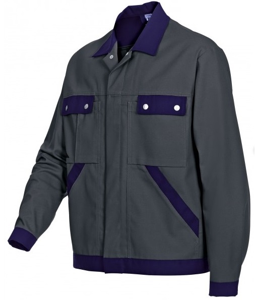 BP Arbeitsjacke Berufsjacke Schutzjacke Arbeitskleidung Berufskleidung, ca 305g, dunkelblau/dunkelgrau