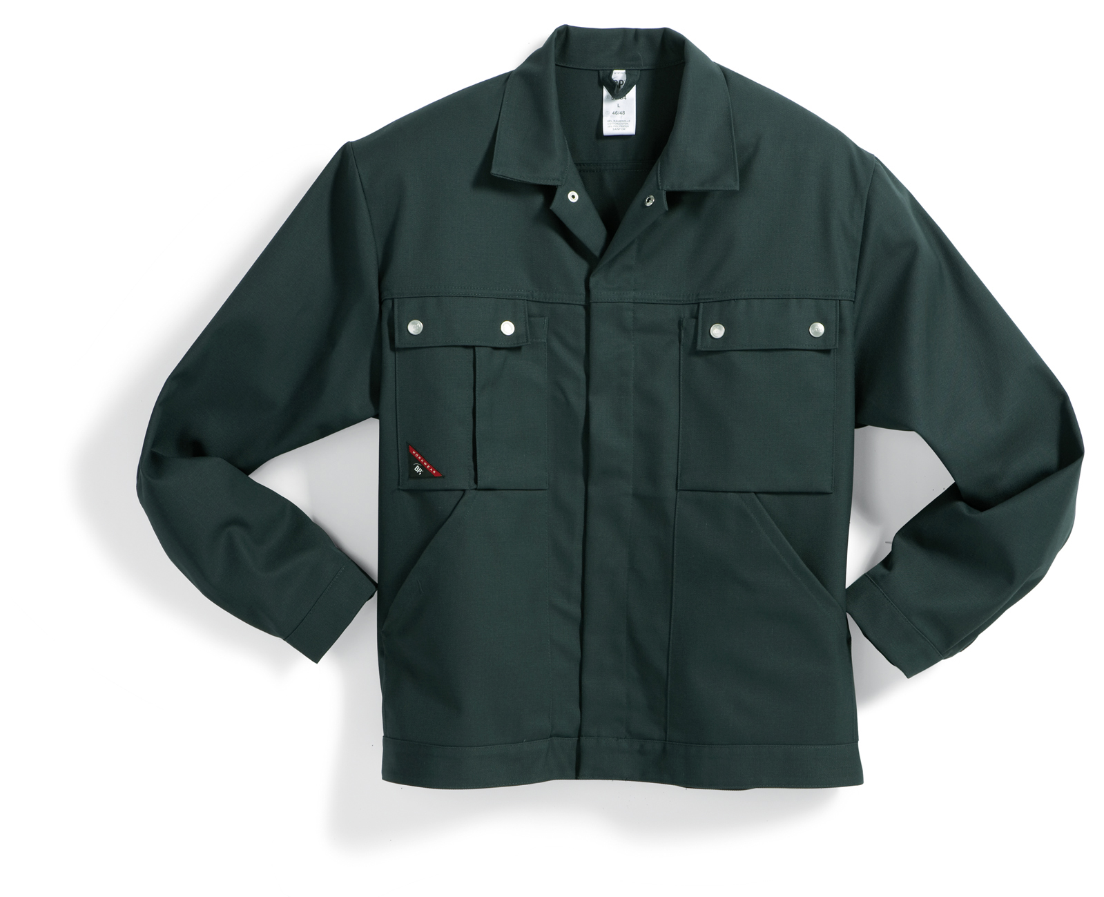 BP Herrenblouson Arbeitsjacke Berufsjacke Arbeitskleidung Berufskleidung verdeckte Druckknopfleiste dunkelgrün