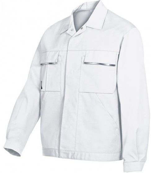 BP Arbeitsjacke Berufsjacke Schutzjacke Arbeitskleidung Berufskleidung weiß ca 245g