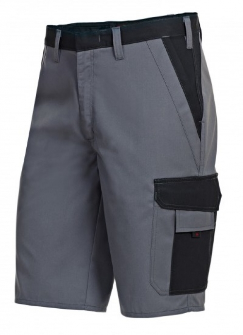 Gr.46N BP-Workwear, Arbeits-Shorts, ca. 245g/m², dunkelgrau/schwarz