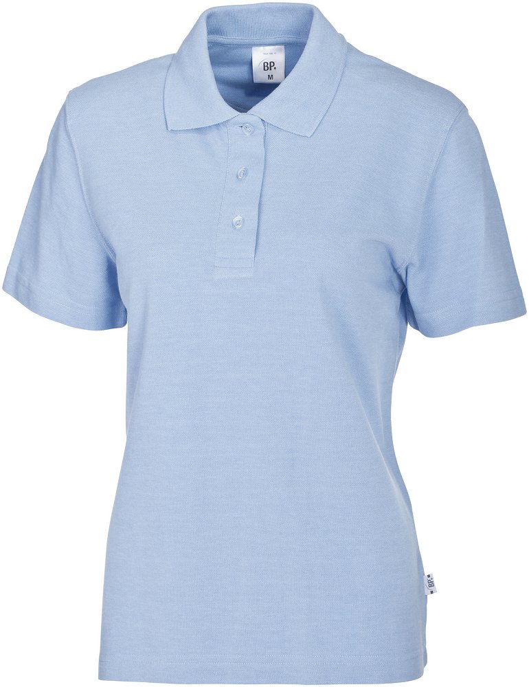 Gr.XXL BP Damen Poloshirt Arbeitsshirt Gastronomiekleidung Cateringkleidung Berufsshirt hellblau ca 220 g