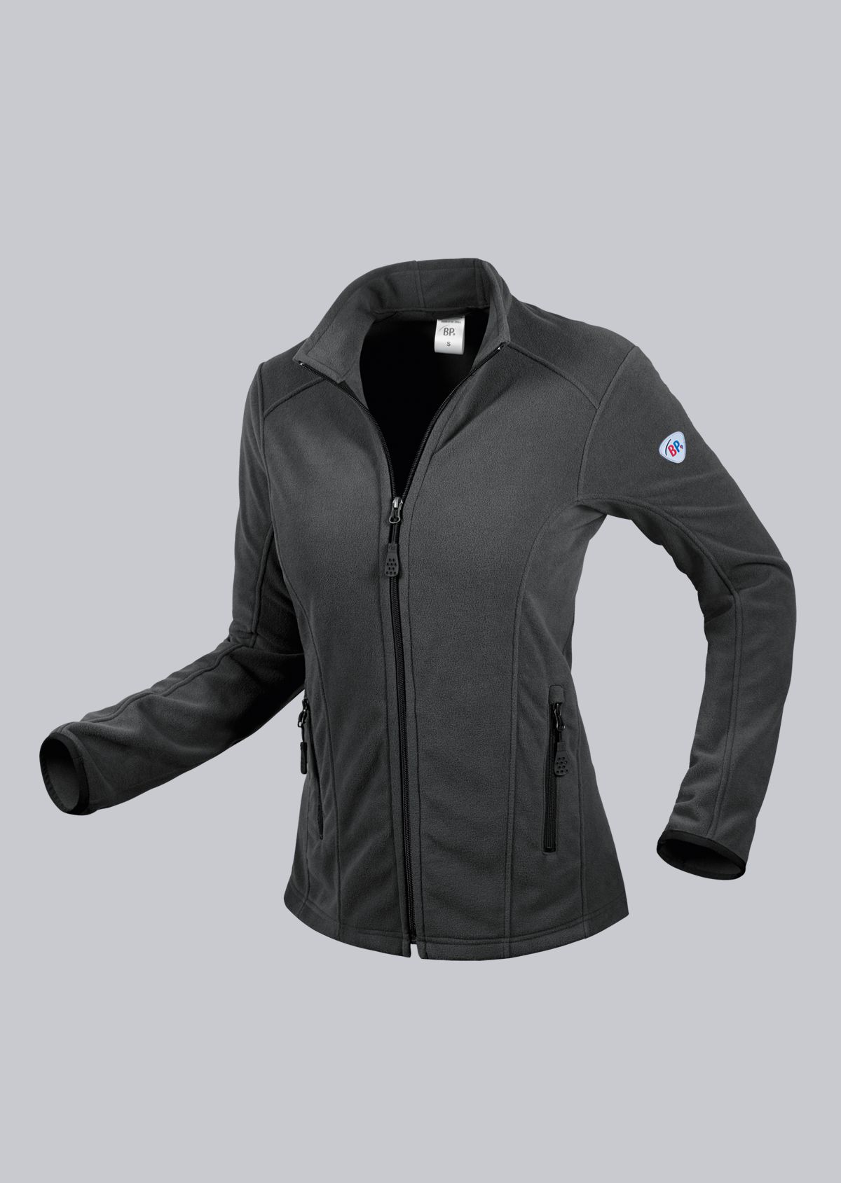 BP-Kälteschutz, Damen-Fleece-Arbeits-Berufs-Jacke, 275 g/m², anthrazit