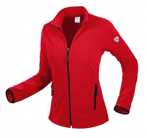 BP-Kälteschutz, Damen-Fleece-Arbeits-Berufs-Jacke,, 275 g/m², rot
