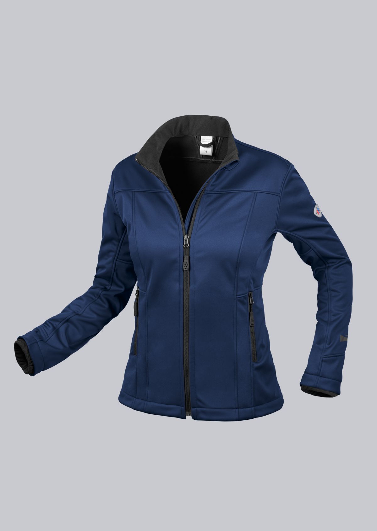 BP-Kälteschutz, Damen-Softshell-Arbeits-Berufs-Jacke, 255 g/m², nachtblau