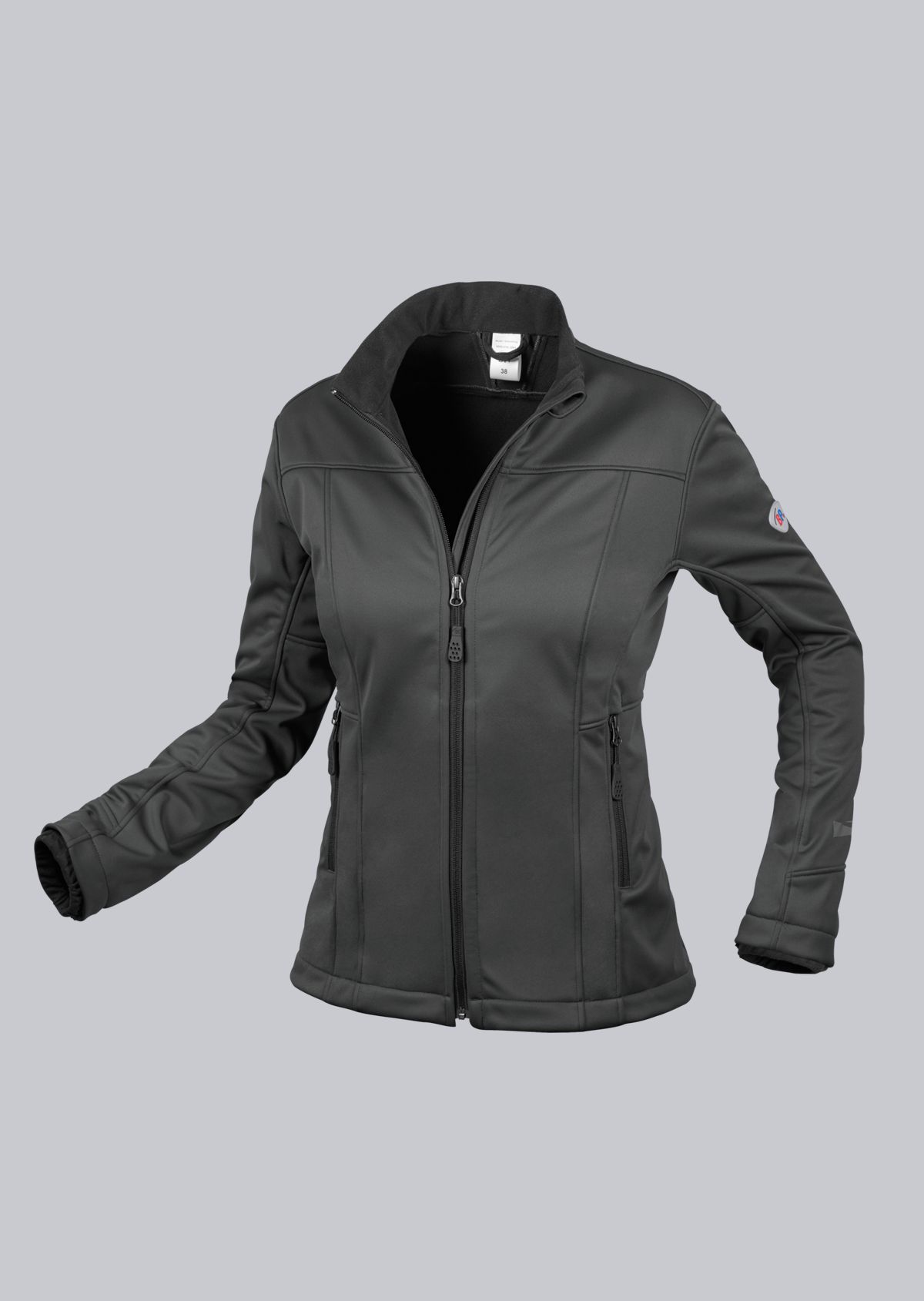 BP-Kälteschutz, Damen-Softshell-Arbeits-Berufs-Jacke, 255 g/m², anthrazit