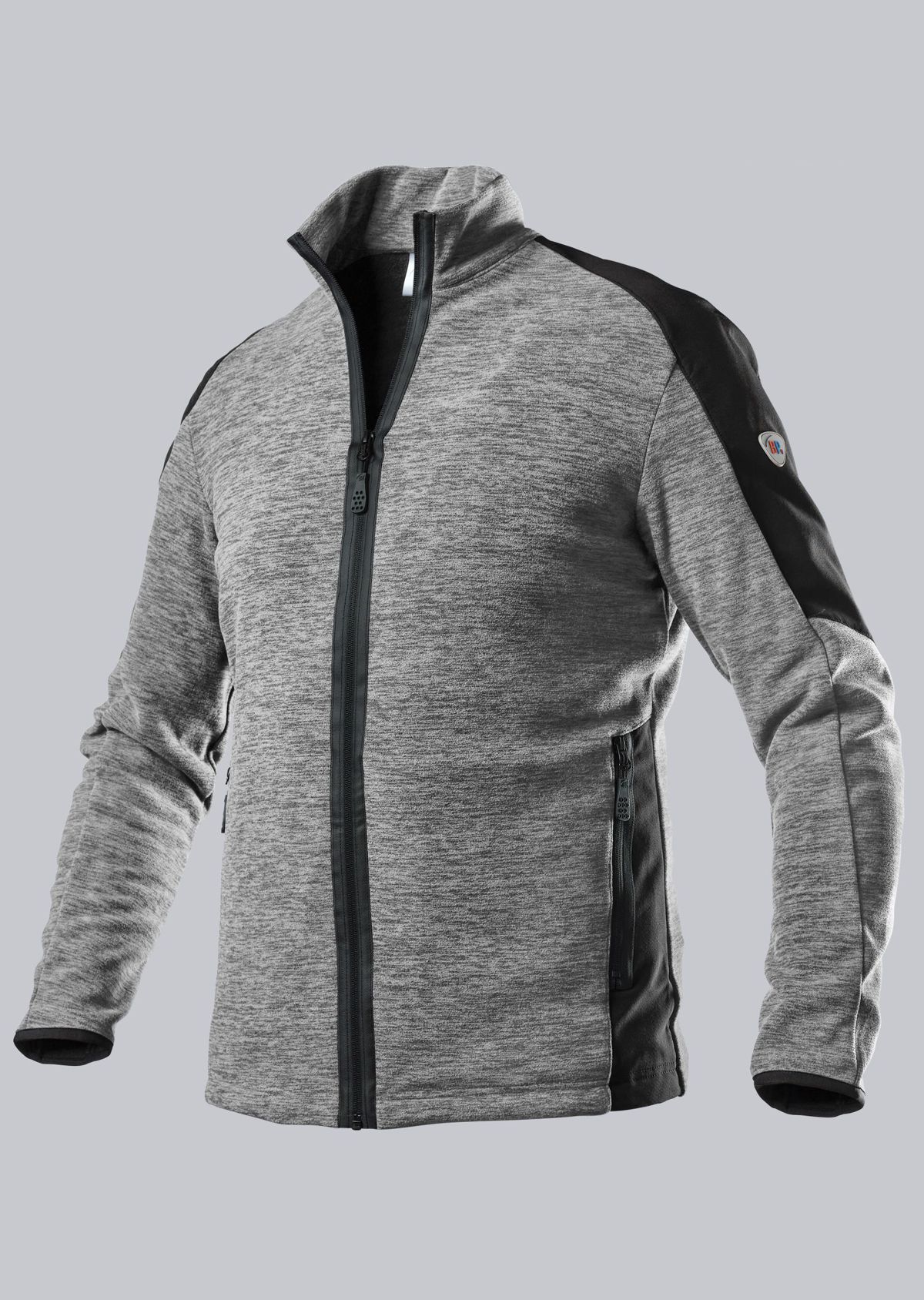 BP-Kälteschutz, Herren-Fleecejacke, BPlus Modern Stretch, space weiß