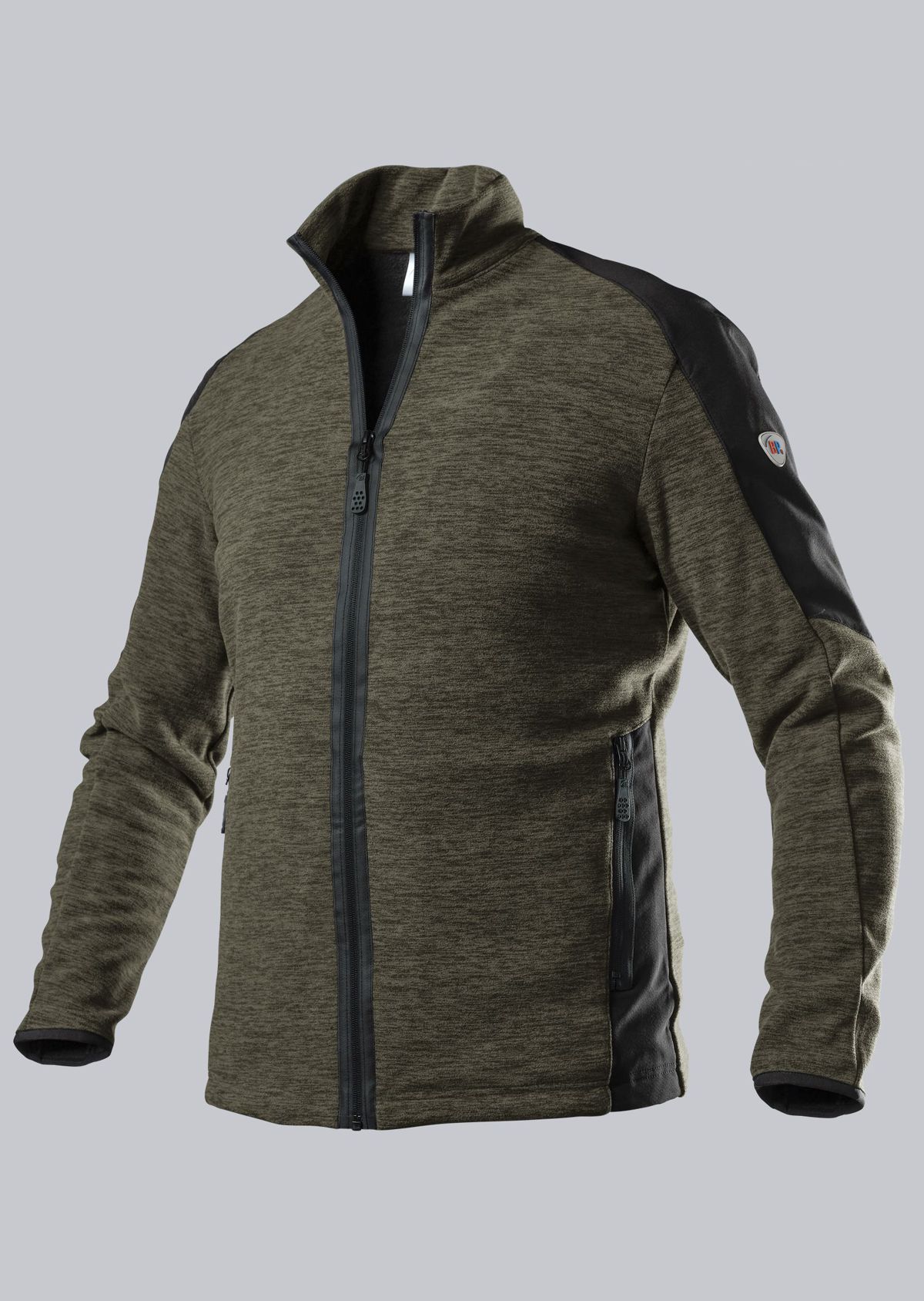 BP-Kälteschutz, Herren-Fleecejacke, BPlus Modern Stretch, space oliv