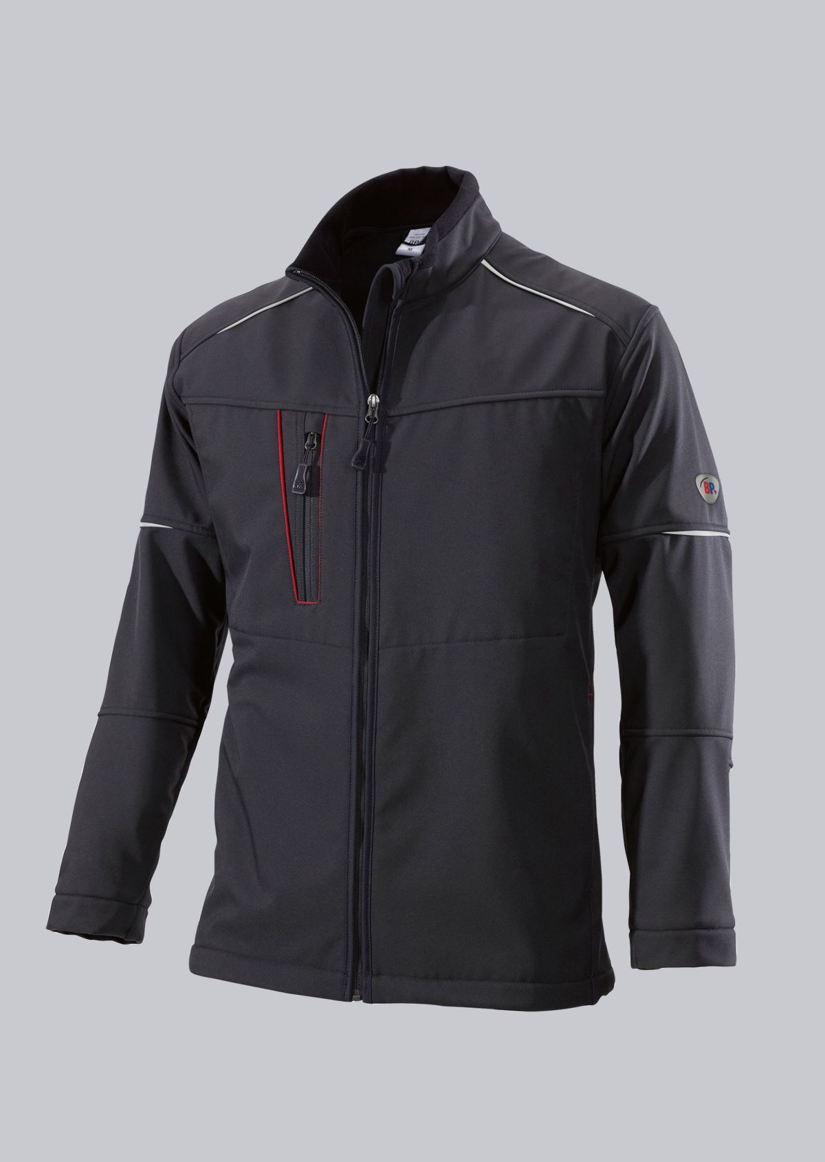 BP Winter-Softshell-Arbeits-Berufs-Jacke schwarz