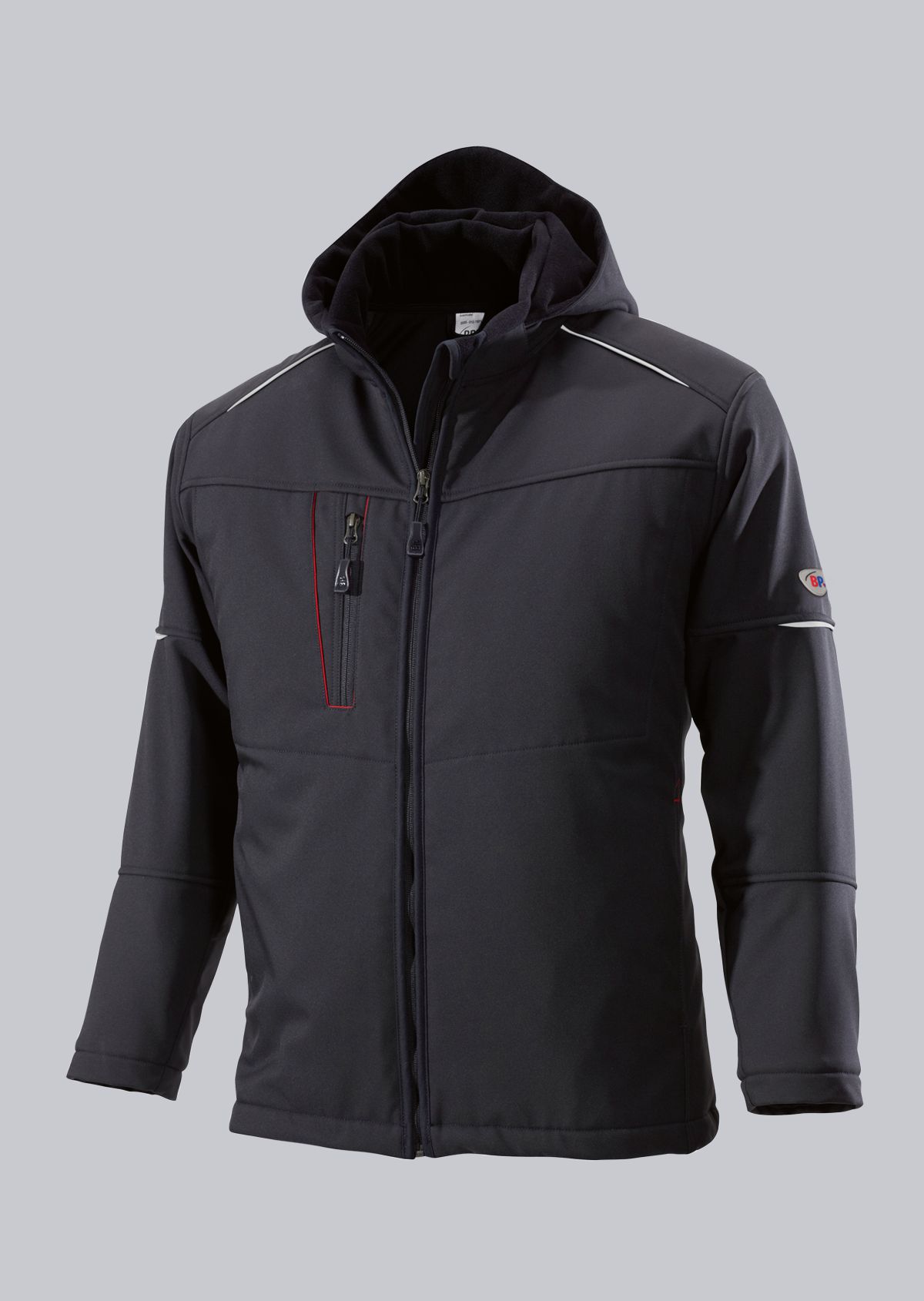 BP Winter-Softshell-Arbeits-Berufs-Jacke, schwarz